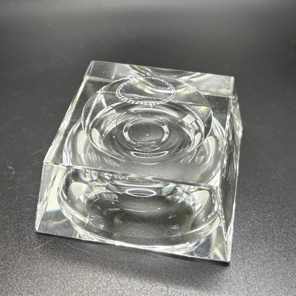 Sleek Modern Glass Sphere Holder/Stand